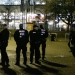 Football Soccer - Germany vs Netherlands - International Friendly - HDI Arena, Hanover, Germany - 17/11/15. Heavy armed Police stand outside the stadium after the match was called off by police due to security reasons.    REUTERS/Morris Mac Matzen  TPX IMAGES OF THE DAY - RTS7LWM