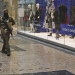 Belgian soldiers patrol a shopping street in central Brussels, November 21, 2015, after security was tightened in Belgium following the fatal attacks in Paris. Belgium raised the alert status for its capital Brussels to the highest level on Saturday, shutting the metro and warning the public to avoid crowds because of a "serious and imminent" threat of an attack.  REUTERS/Youssef Boudlal   - RTX1V5BF