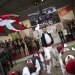 A dancer waves a Basque flag during a meeting of the Partido Nacionalista Vasco (PNV) on the Aberri Eguna (Day of the Basque Nation) in Bilbao, northern Spain, April 5, 2015. REUTERS/Vincent West - RTR4W5XP