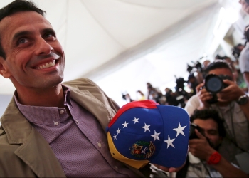 El lider opositor Henrique Capriles