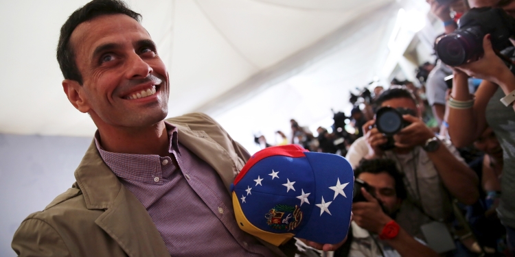El lider opositor Henrique Capriles