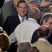 Spanish Prime Minister Mariano Rajoy, one of the four leading candidates for Spain's general election, arrives to a campaign rally in Santander, Spain, December 15, 2015. REUTERS/Vincent West - RTX1YUEJ