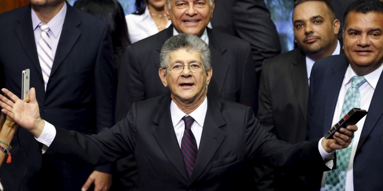 Henry Ramos Allup, presidente de la Asamblea Nacional venezolana.  Reuters
