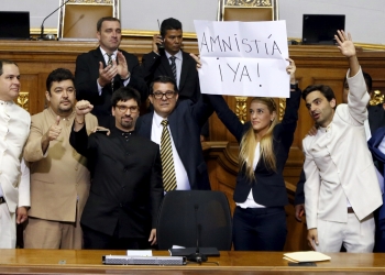 Lilian Tintori en la sesión de constitución de la AN.