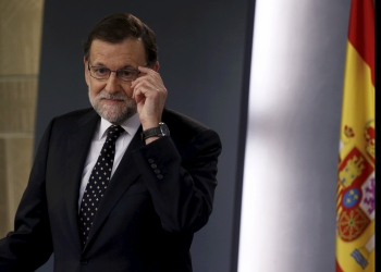 Spain's acting Prime Minister Mariano Rajoy attends a news conference at Moncloa Palace in Madrid, Spain, January 22, 2016.  REUTERS/Juan Medina - RTX23LI5