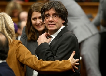 Carles Puigdemont, presidente de la Generalitat de Cataluña. FOTO: Reuters