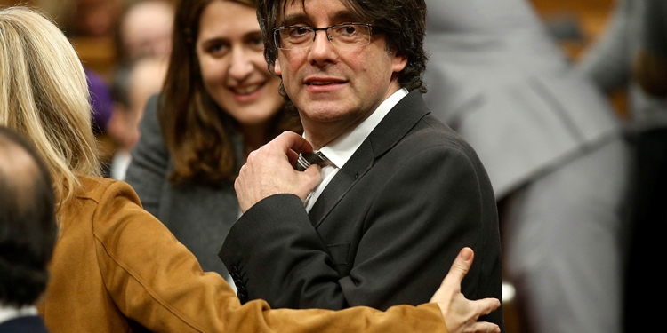 Carles Puigdemont, presidente de la Generalitat de Cataluña. FOTO: Reuters