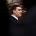 Spain's Socialist Party (PSOE) leader Pedro Sanchez delivers a speech during an investiture debate at parliament in Madrid, Spain, March 1, 2016. REUTERS/Sergio Perez - RTS8SQH