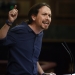 Podemos (We Can) party leader Pablo Iglesias speaks during a parliamentary session in Madrid, Spain, April 6, 2016.  REUTERS/Andrea Comas - RTSDSEN