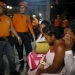 Rescue team members and patients react outside a clinic that was evacuated after tremors were felt resulting from an earthquake in Ecuador, in Cali, Colombia, April 16, 2016. REUTERS/Jaime Saldarriaga - RTX2AA56