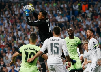 El portero del Real Madrid Keylor Navas no le teme a la competencia