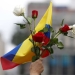 Demonstrators take part in a protest against the Revolutionary Armed Forces of Colombia (FARC) as they ask for changes to a peace agreement between FARC and President Juan Manuel Santos' government in Bogota, Colombia April 2, 2016. REUTERS/John Vizcaino - RTSDAEC