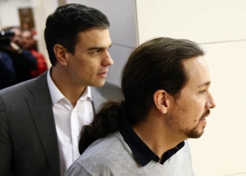 Pedro Sánchez y Pablo Iglesias. Reuters