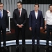 (L-R) People's Party (PP) leader Mariano Rajoy, Spain's Socialist party (PSOE) leader Pedro Sanchez, Ciudadanos leader Albert Rivera and Podemos (We Can) leader Pablo Iglesias,  pose at the start of a televised debate between the leaders of Spain's four main political parties in Madrid, Spain, June 13, 2016.    REUTERS/Juan Medina  - RTX2G22P