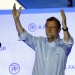Spain's acting prime minister and People's Party (PP) leader Mariano Rajoy waves to supporters at party headquarters after Spain's general election in Madrid, Spain, June 27, 2016.  REUTERS/Marcelo del Pozo  - RTX2ICQN