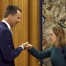 El Rey Felipe VI con la presidenta del Congreso Ana Pastor. FOTO: Reuters