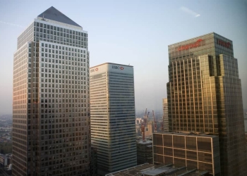 Centro financiero de Londres. Foto: Reuters