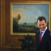 El rey Felipe VI junto a Pío García Escudero, presidente del Senado. Foto: Reuters