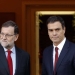 Reunión entre Mariano Rajoy y Pedro Sánchez. FOTO: Reuters