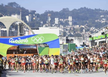 Imagen de la maratón de mujeres en Río 2016. Foto: Reuters