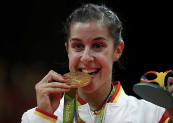Carolina Marin gana el oro en Río 2016. Foto: Reuters