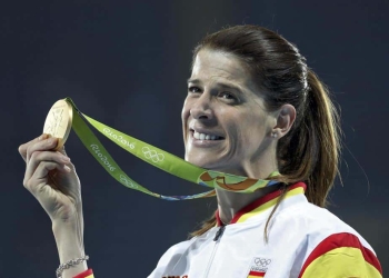 Ruth Beitia, medalla de oro. Foto: Reuters