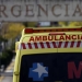 An ambulance enters the emergency area at Alcorcon's hospital, outside Madrid, October 9, 2014. The health of a Spanish nurse with Ebola worsened on Thursday and four other people were put into isolation in Madrid, while the country's government rejected claims its methods for dealing with the disease weren't working and blamed human error.  REUTERS/Sergio Perez (SPAIN - Tags: HEALTH DISASTER) - RTR49JKT