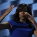 U.S. first lady Michelle Obama blows kisses after speaking during the first session at the Democratic National Convention in Philadelphia, Pennsylvania, U.S., July 25, 2016. REUTERS/Jim Young - RTSJMID