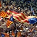 Esteladas en la Diada de 2016. Foto Reuters