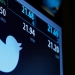 The Twitter logo and trading information is displayed just after the opening bell on a screen on the floor of the New York Stock Exchange (NYSE) in New York City, U.S., September 23, 2016.  REUTERS/Brendan McDermid - RTSP51Q