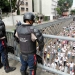 Police officers look on as opposition supporters take part in a rally to demand a referendum to remove Venezuela's President Nicolas Maduro in Caracas, Venezuela, September 1, 2016.  REUTERS/Christian Veron - RTX2NSGL