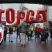 Demonstrators protest against CETA outside the EU summit in Brussels, Belgium, October 20, 2016.   REUTERS/Francois Lenoir - RTX2PQIC