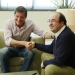 Javier Fernández (PSOE) y Miquel Iceta (PSC), en su reunión en Ferraz.  FOTO: Flickr PSOE