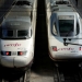 Trenes AVE en la estación de Sevilla Santa Justa.