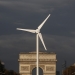 A power-generating windmill turbine is seen in front of the Arc de Triomphe on the Champs Elysees avenue in Paris ahead of the COP21 World Climate Summit, France, November 25, 2015. The upcoming conference of the 2015 United Nations Framework Convention on Climate Change (COP21) will start on November 30, 2015 at Le Bourget near the French capital.   REUTERS/Christian Hartmann  TPX IMAGES OF THE DAY - RTX1VSKI