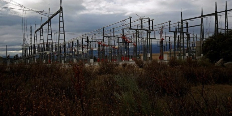 Estación eléctrica en Galapagar, Madrid. FOTO: Reuters