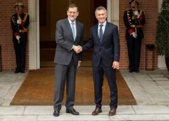 Mariano Rajoy y Mauricio Macri. FOTO: Reuters