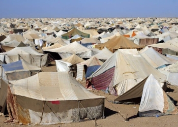 Campamento de El Aaiún, capital del Sáhara Occidental.  FOTO: Reuters