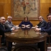 Báñez, con representantes de CCOO, UGT, CEOE y CEPYME. FOTO: Ministerio de Empleo