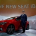 President and CEO of SEAT Luca de Meo poses with the new Seat Ibiza (5th generation) during the launching event in Barcelona, Spain January 31, 2017. REUTERS/Albert Gea - RTX2Z1KA