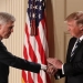 WASHINGTON, DC - JANUARY 31:  U.S. President Donald Trump (R) shakes hands with Judge Neil Gorsuch after nominating him to the Supreme Court during a ceremony in the East Room of the White House January 31, 2017 in Washington, DC. If confirmed, Gorsuch would fill the seat left vacant with the death of Associate Justice Antonin Scalia in February 2016.   (Photo by Chip Somodevilla/Getty Images)