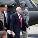 U.S. Vice President Mike Pence arrives at Camp Bonifas near the truce village of Panmunjom, in Paju, South Korea, April 17, 2017.  REUTERS/Kim Hong-Ji   TPX IMAGES OF THE DAY - RTS12KIU