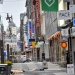 Calle en la que se produjo el atentado en Estocolmo. FOTO: Reuters