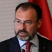 Mexico's Foreign Minister Luis Videgaray gives a speech to the media next to Turkish Foreign Minister Mevlut Cavusoglu (not pictured), at the foreign ministry building (SRE) in Mexico City, Mexico February 3, 2017. REUTERS/Henry Romero