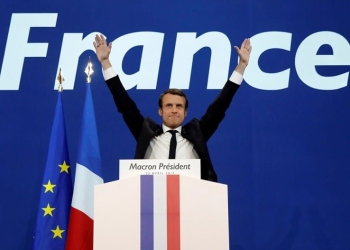 El francés Emmanuel Macron, líder del movimiento En Marcha. FOTO: Reuters