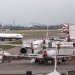 British Airways planes are seen at Heathrow Terminal 5 in London, Britain May 27, 2017. REUTERS/Neil Hall - RTX37W6F