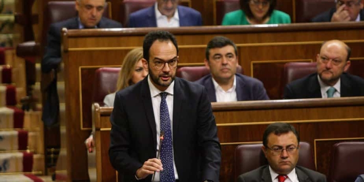 Antonio Hernando, portavoz del PSOE en el Congreso. Foto: Congreso