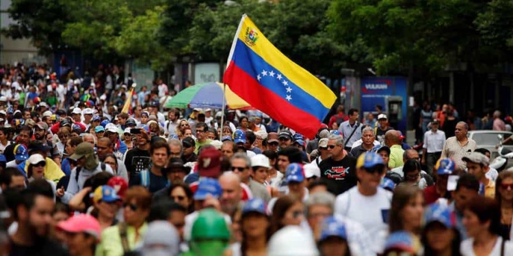 Marcha en Caracas contra Constituyente (24/05/07). Reuters