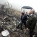 El exministro Federico Trillo, en el lugar del accidente del Yak-42. FOTO: Reuters