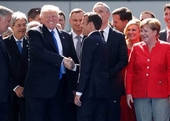 Reunión de los líderes de la OTAN, en Bruselas. FOTO: Reuters